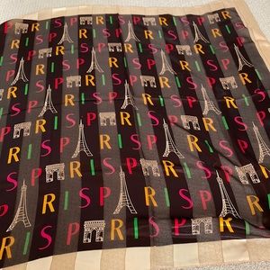 Like new “Paris” scarf. 38” X 38”